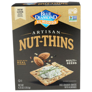 Blue Diamond - Cracker Nut Thin Multiseed, 4.25 oz - Pack of 12