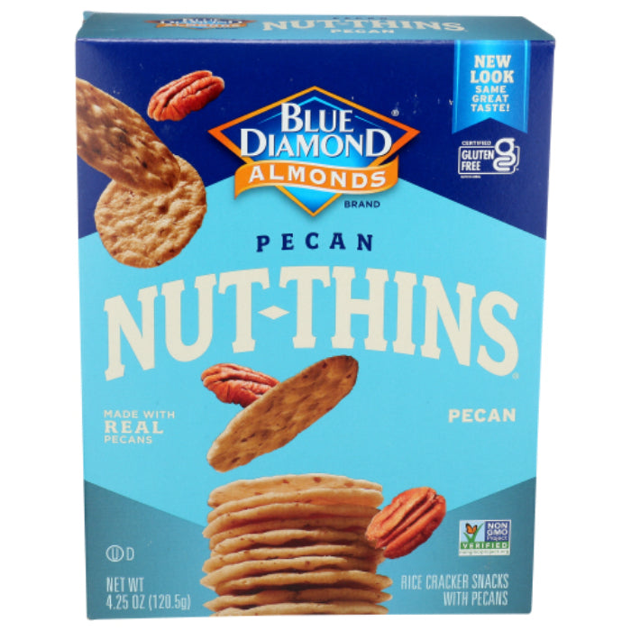 Blue Diamond - Cracker Nut Thin Pecan, 4.25 oz - Pack of 12