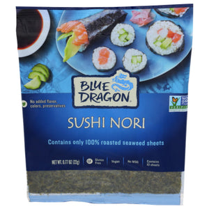 Blue Dragon - Nori Wrapper Sushi, 0.77 oz (Pack of 10)