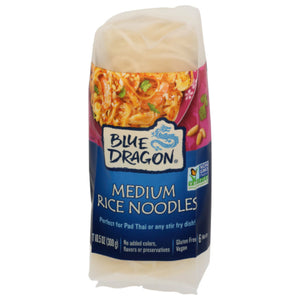 Blue Dragon - Rice Noodle Medium, 10.58 oz (Pack of 4)