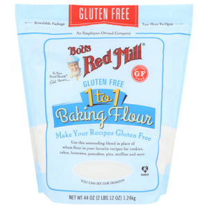 Bob's Red Mill - Baking Flour Gluten Free 1-to-1, 44 OZ - Pack of 4