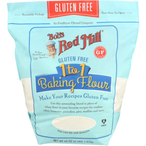 Bob's Red Mill - Baking Flour GF 1-to-1, 64 OZ - Pack of 4