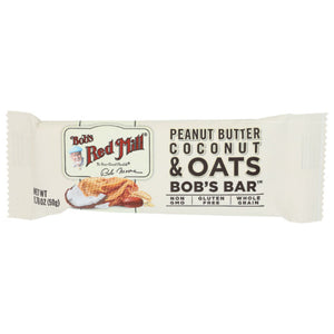 Bob's Red Mill - Oat Bar Peanut Butter Coconut, 1.76 OZ - Pack of 12