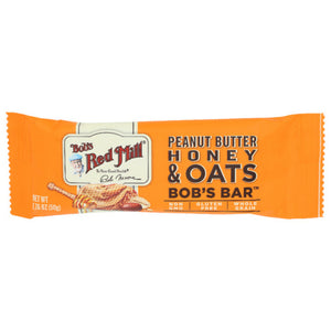 Bob's Red Mill - Oat Bar Peanut Butter Honey, 1.76 OZ - Pack of 12