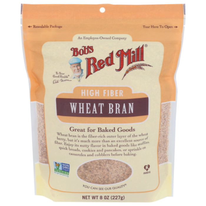 Bob's Red Mill - Wheat Bran, 8 OZ - Pack of 4