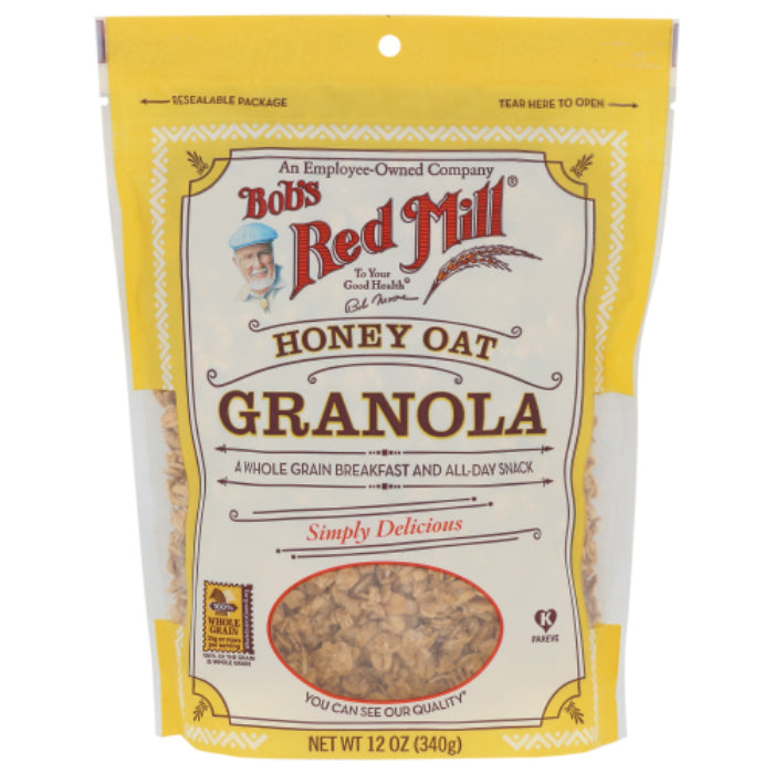 Bob's Red Mill - Granola Honey Oat Cereal, 12 OZ - Pack of 4