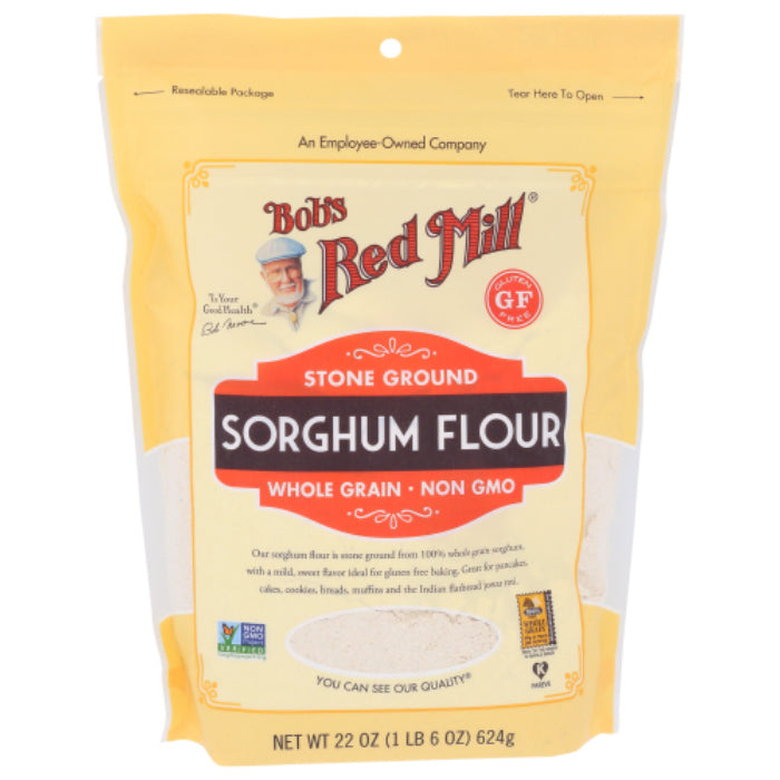 Bob's Red Mill - Flour, Sorghum, 22 OZ - Pack of 4