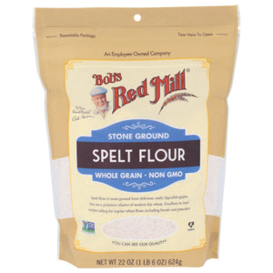 Bob's Red Mill - Flour, Spelt, 22 OZ - Pack of 4