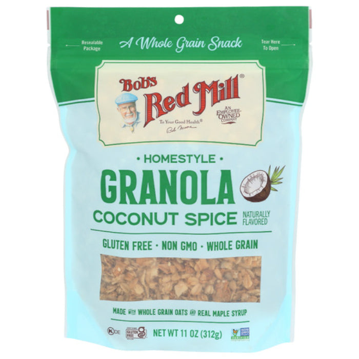 Bob's Red Mill - Granola, Homestyle, Coconut Spice, 11 OZ - Pack of 6