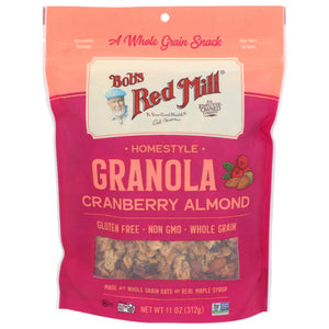 Bob's Red Mill - Granola, Homestyle, Cranberry Almond, 11 OZ - Pack of 6