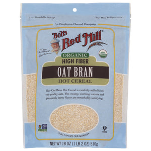 Bob's Red Mill - Oat Bran, Organic, 18 OZ - Pack of 4