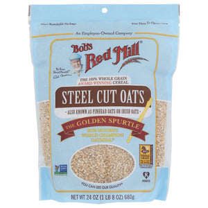 Bob's Red Mill - Oats Steel Cut, 24 oz - Pack of 4