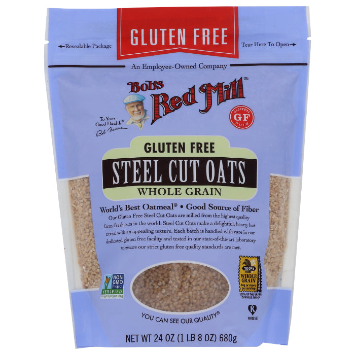 Bob's Red Mill - Oats Steel Cut Gluten-Free, 24 oz - Pack of 4