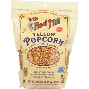 Bob's Red Mill - Popcorn Yellow Whole Kernel, 30.8 oz - Pack of 4