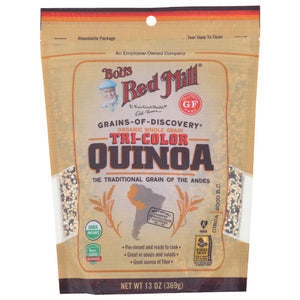 Bob's Red Mill - Quinoa Grain Tri-Color Organic, 13 oz - Pack of 5