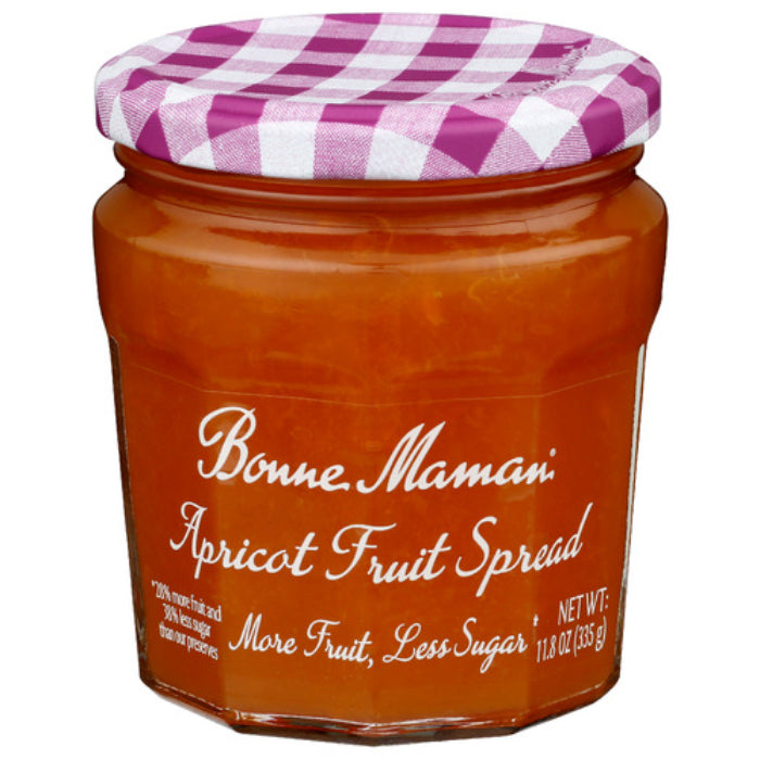 Bonne Maman - Apricot Fruit Spread, 11.8 oz (Pack of 6)