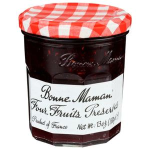 Bonne Maman - 4 Fruits Preserves, 13 oz (Pack of 6)