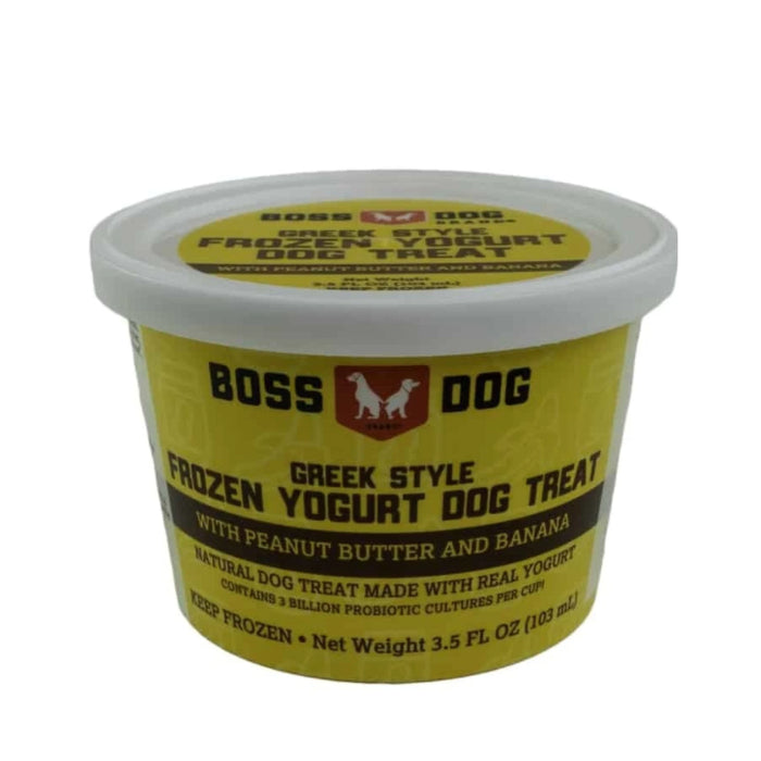 Boss Dog Brand Inc - Yogurt Frozen Peanut Banana, 3.5 oz - Pack of 1