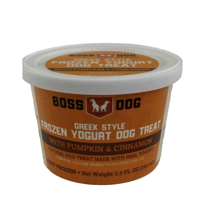 Boss Dog Brand Inc - Yogurt Frozen Pumpkin Cinnamon, 3.5 oz - Pack of 1