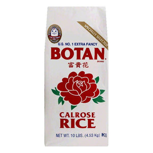 Botan - Rice Calrose, 10 lb - Pack of 4