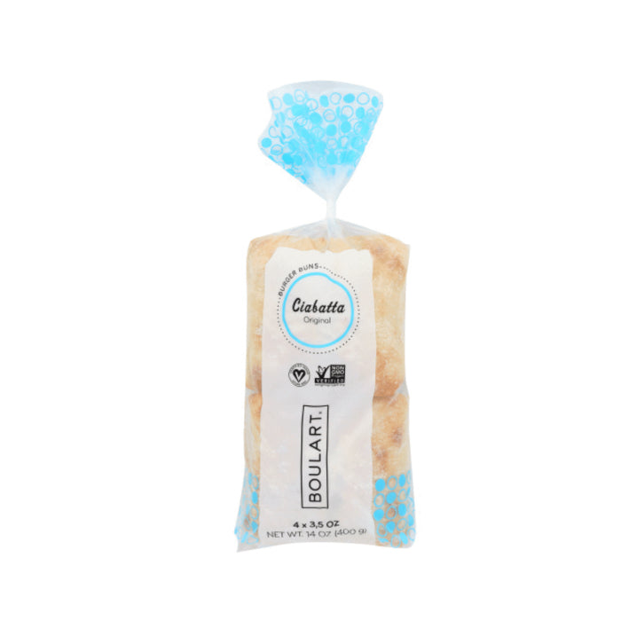 Boulart - Ciabatta Buns - Original, 3.5oz (Pack of 18)