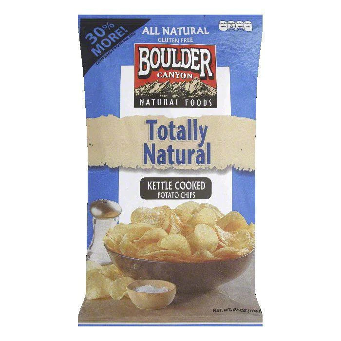 Boulder Canyon - Cut Totally Natural Chips, 6.5 oz - Pack of 12