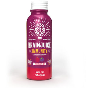 Brain Juice - Shot Immune, Huckleberry, 2.5 fl oz - Pack of 12