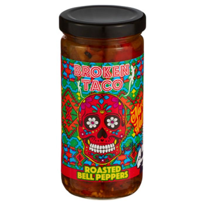 Broken Taco - Roasted Red Bell Peppers, 8 Oz (Pack Of 6)