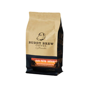 Buddy Brew - Whole Bean Golden Hour Roast Coffee, 12 Oz (Pack Of 6)