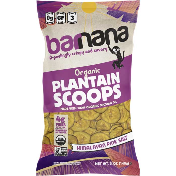 Barnana - Plantain Chips Himalayan Pink Salt, 5oz