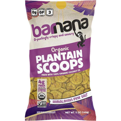 Barnana - Plantain Chips Himalayan Sea Salt, 5oz | Pack of 6