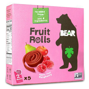 Bear Yoyo - Fruit Roll Raspberry Multipack, 3.5 oz - Pack of 6