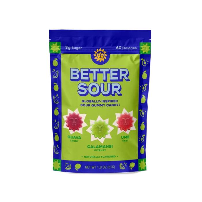Better Sour - Sour Gummy Candy Calamansi, 1.8oz