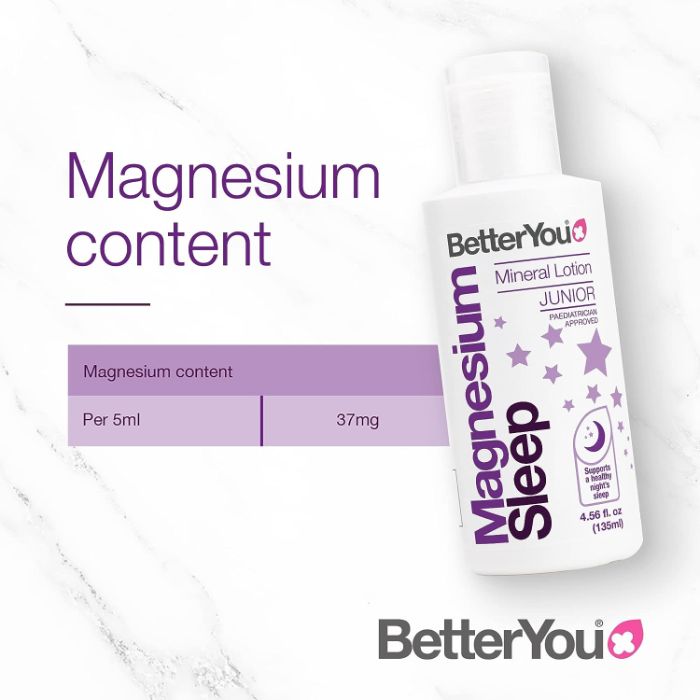 BetterYou - Lotion Magnesium Sleep Junior, 4.56 fl oz - Pack of 6