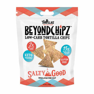 BeyondChipz - Tortilla Chips Salty Good, 5.3oz | Pack of 12