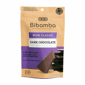 Bibamba Artisan Chocolate - Chocolate Drk Noir Clssic, 2.5oz | Pack of 6