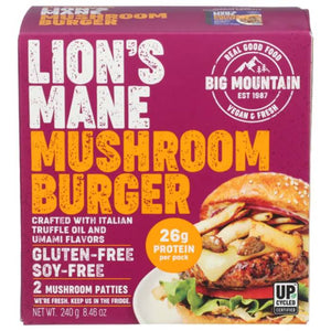 Big Mountain Foods - Lion's Mane Mushroom Burger, 8.5oz