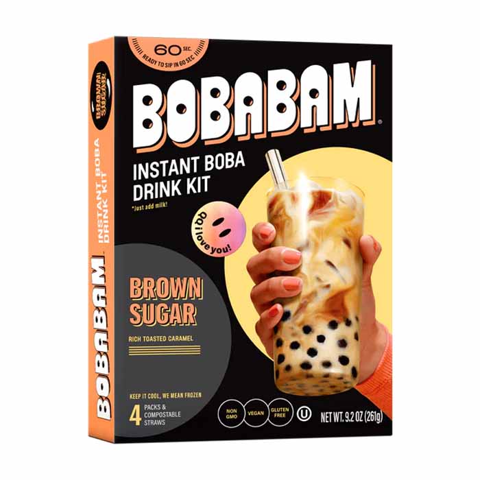 Bobabam - Boba Brown Sugar Kit 4Pk, 9.2oz  Pack of 12