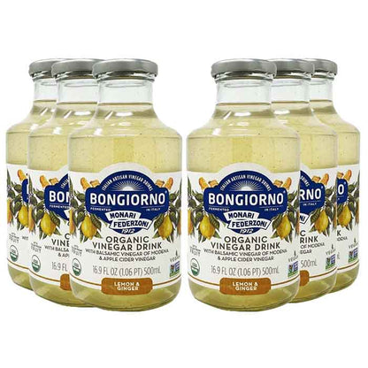 Bongiorno - Vinegar Drink Lemon & Ginger, 16.9oz