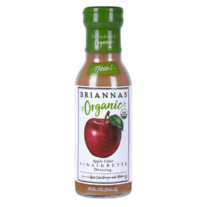 Briannas - Organic Apple Cider Vinaigrette Dressing, 10 Oz (Pack Of 6)