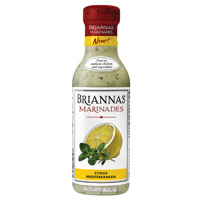 Briannas - Marinade Citrus Mediterranean, 12 Oz (Pack Of 6)