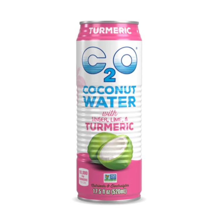 C20 - Coconut Water Ginger Lime Turmeric, 17.5 Floz (Pack Of 12)