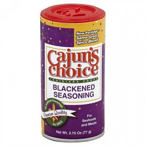 Cajuns Choice - Blackened Fish Seasoning, 2.75 Oz (Pack Of 12)