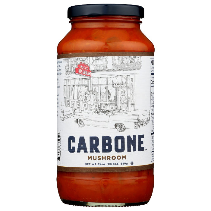Carbone - Pasta - Mushroom Marinara, 24oz (Pack of 6)