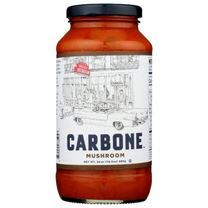 Carbone - Mushroom Marinara Pasta Sauces, 24 Oz (Pack Of 6)