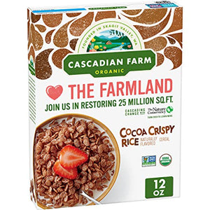 Cascadian Farm - Cereal Cocoa Crispy Rice, 12 Oz (Pack Of 10)