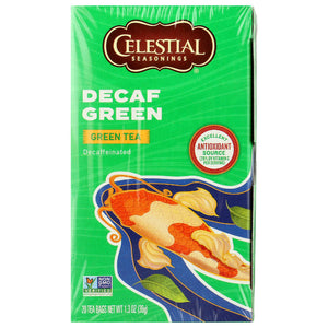 Celestial Seasonings - Decaf Green Tea, 20 Bags (Pack of 6)