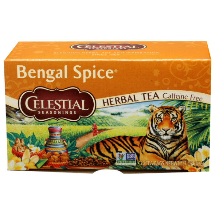 Celestial Seasonings - Herbal Tea Bengal Spice, 20 Bags (Pack of 6)