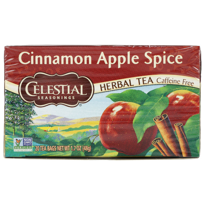 Celestial Seasonings - Herbal Tea Cinnamon Apple Spice, 20 Bags (Pack of 6)