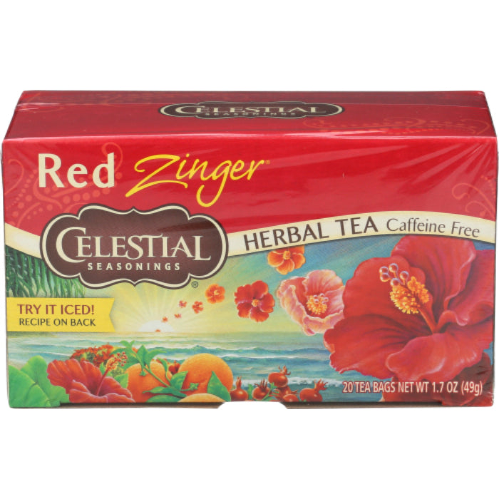 Celestial Seasonings - Herbal Tea Red Zinger, 20 Bags (Pack of 6)